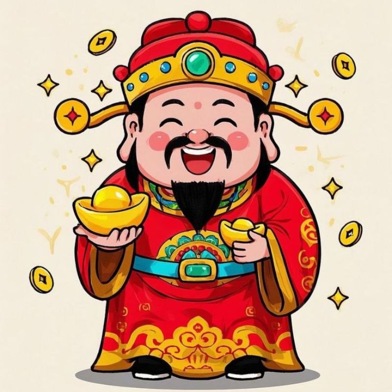 Hình ảnh chibi Thần Tài