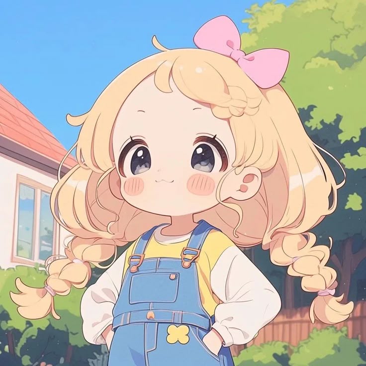 Hình ảnh cô gái chibi cute - nhỏ nhắn 