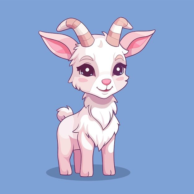 Hình ảnh con dê chibi - cute