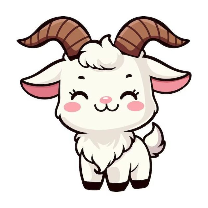 Ngắm loạt hình ảnh con dê chibi siêu dễ thương, nhìn là mê!