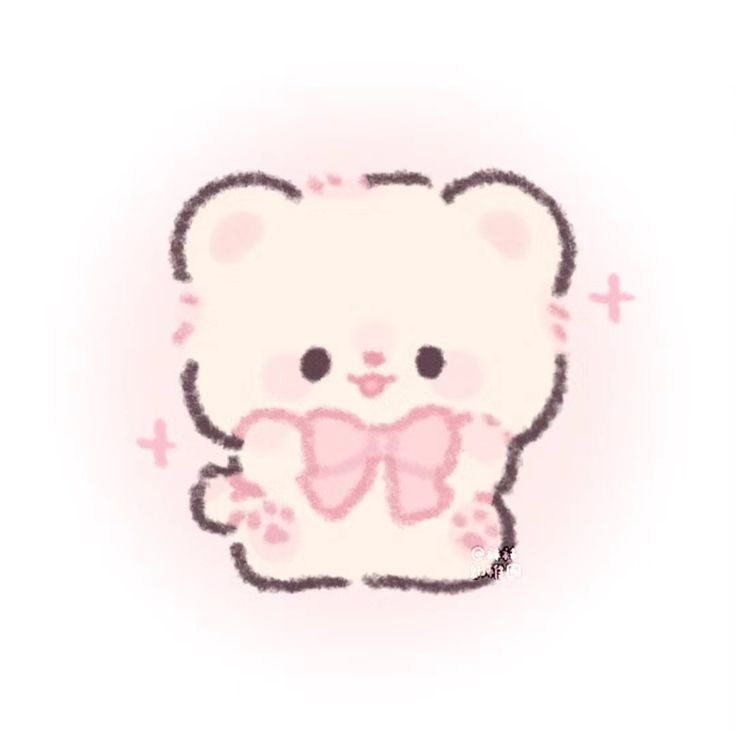 Hình ảnh gấu chibi cute - bé gấu trắng