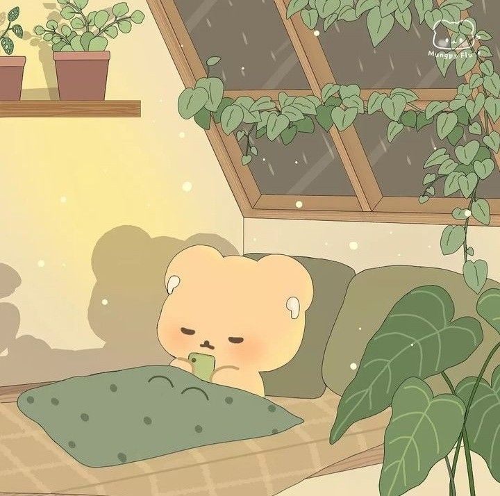 Hình ảnh gấu chibi cute - nghe nhạc