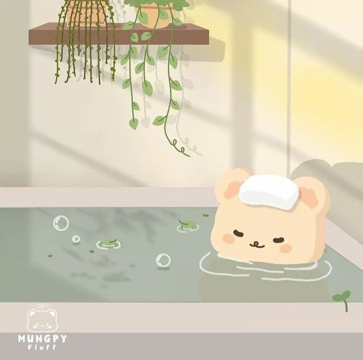 Hình ảnh gấu chibi cute - thư giãn
