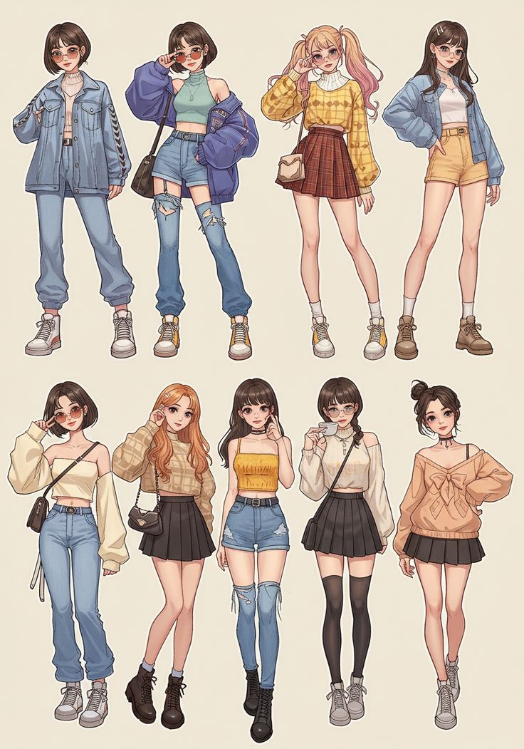 Hình ảnh quần áo chibi cute - cá tính 