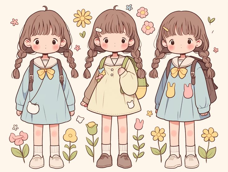 Hình ảnh quần áo chibi cute - ngọt ngào 