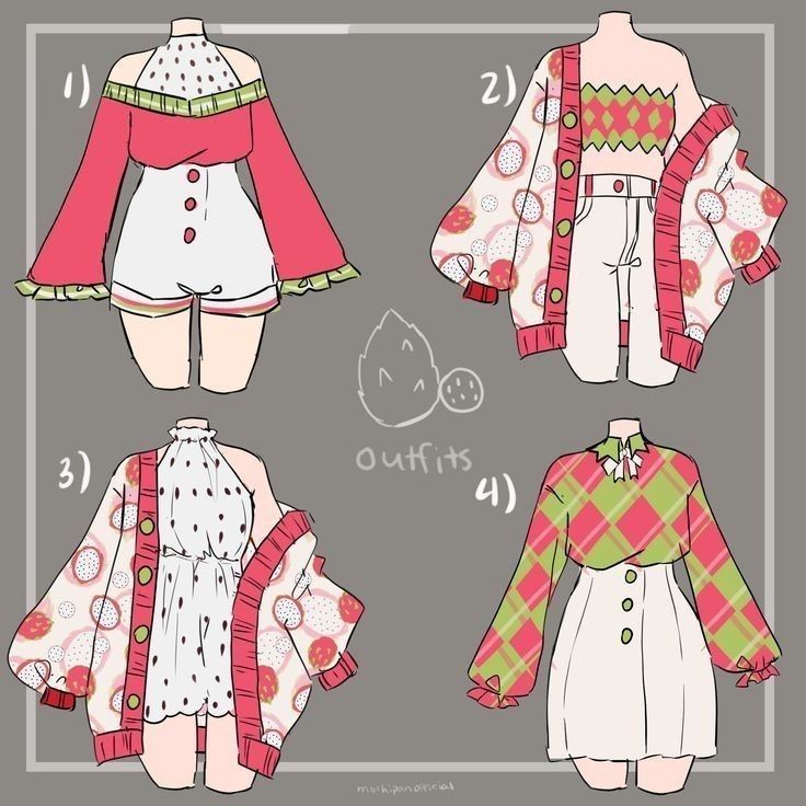 Hình ảnh quần áo chibi cute - Xinh xắn 