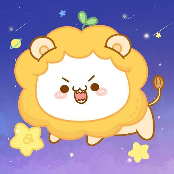 Hình ảnh sư tử chibi cute - hung dữ