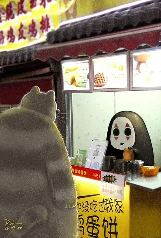 Hình ảnh vô diện chibi - Bán hàng