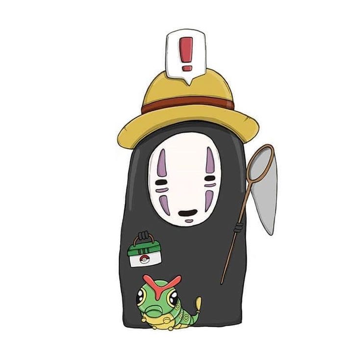 Hình ảnh vô diện chibi - bắt sâu