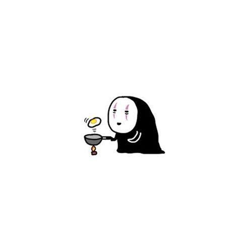 Hình ảnh vô diện chibi - Chiên trứng