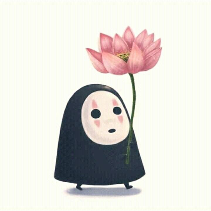 Hình ảnh vô diện chibi - Hoa sen