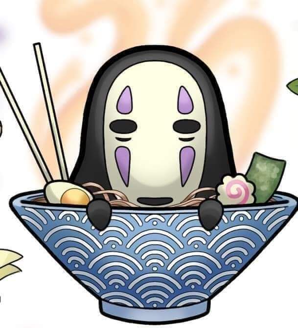 Hình ảnh vô diện chibi - Mì ramen
