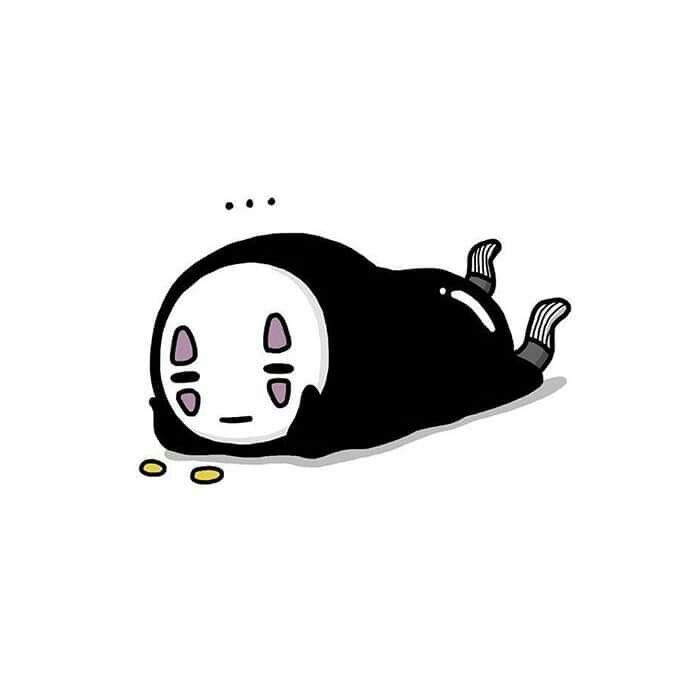 Hình ảnh vô diện chibi - nằm chơi