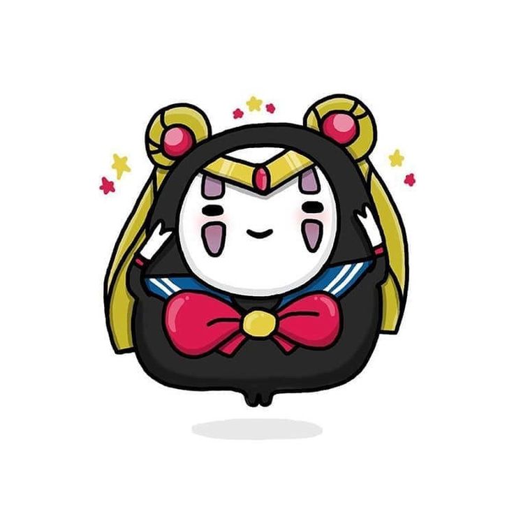 Hình ảnh vô diện chibi - Phiên bản thủy thủ mặt trăng