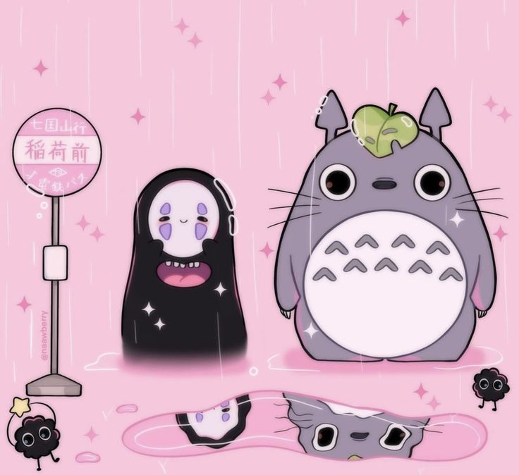 Hình ảnh vô diện chibi - vô diện và totoro