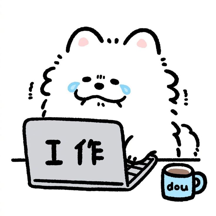 Hình nền chó chibi - chơi máy tính