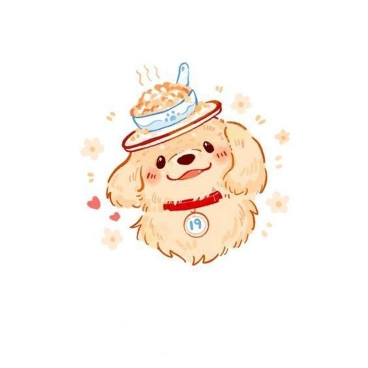 Hình nền chó chibi - cute
