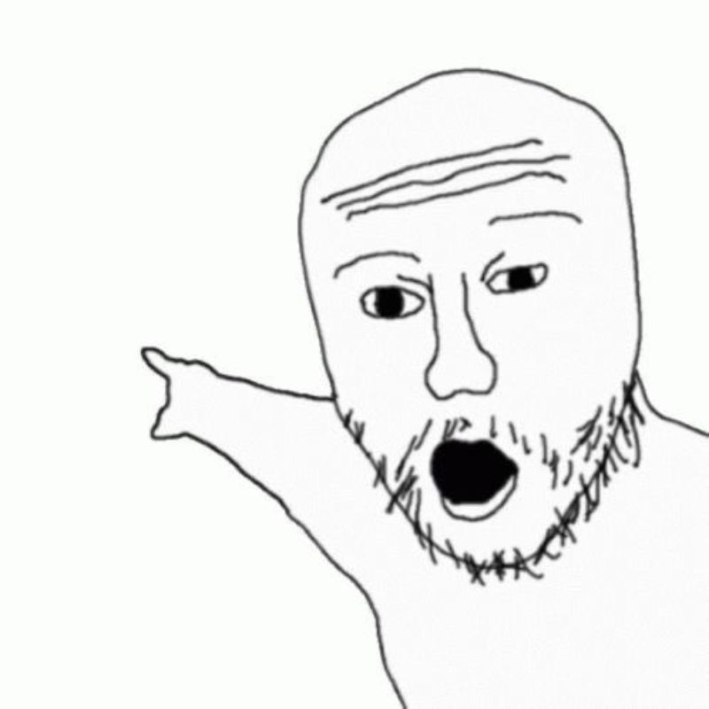 Ảnh meme bất ngờ chỉ tay hài hước