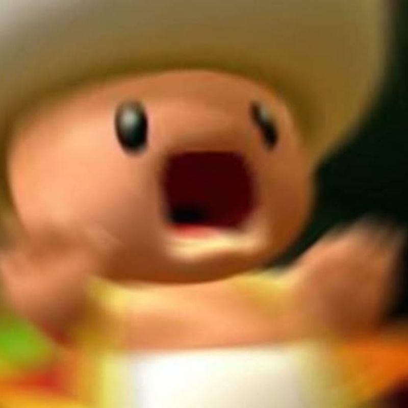 Hình meme bất ngờ há miệng