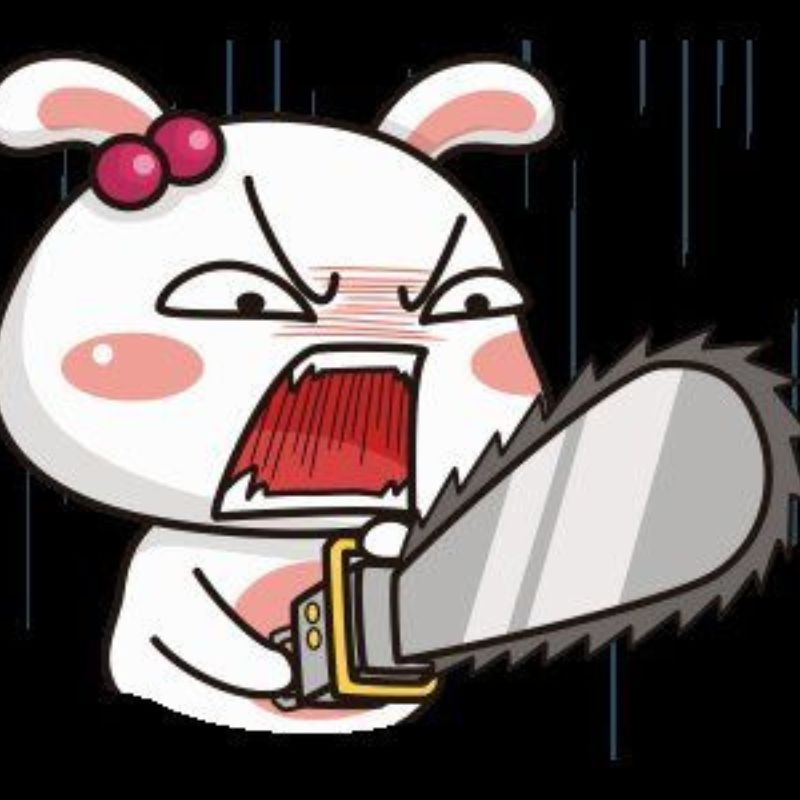 Ảnh meme giận dỗi cầm máy cắt