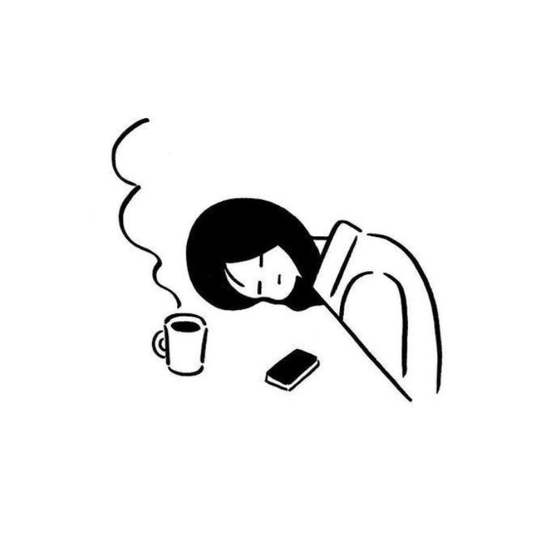 Meme mệt mỏi thiếu ngủ