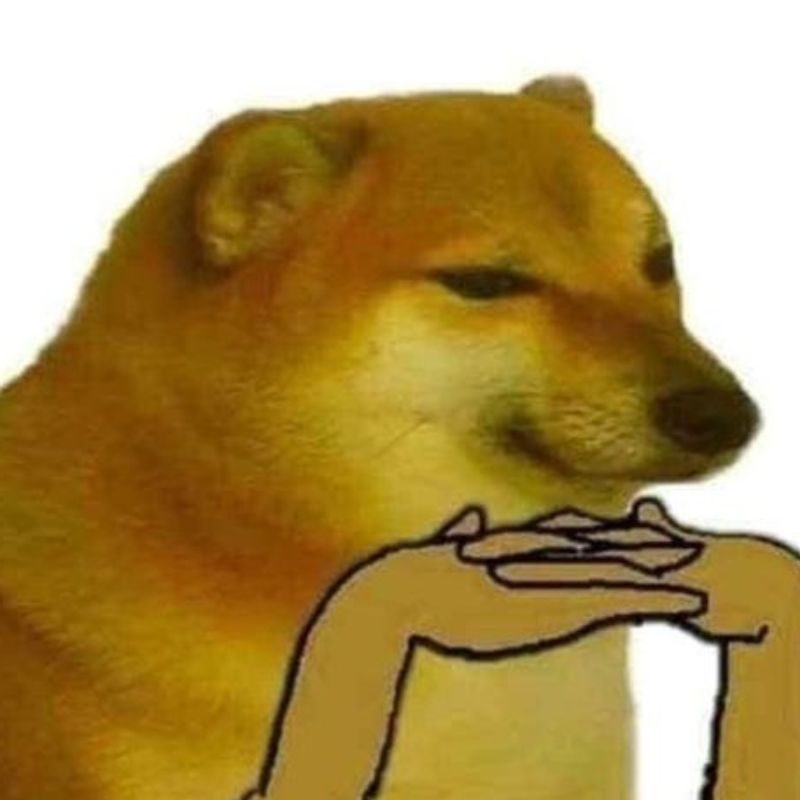 Hình meme suy nghĩ trầm lặng