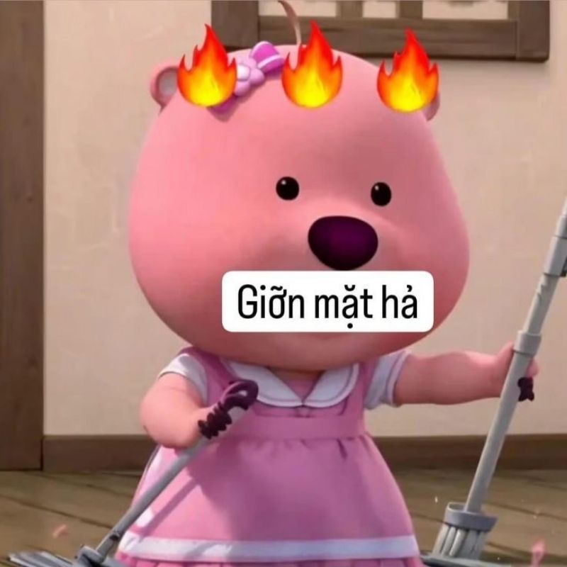Ảnh loopy tức giận meme